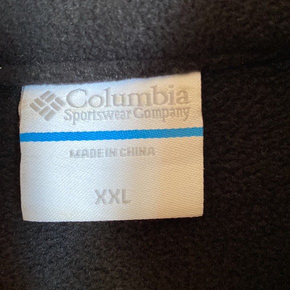 Columbia fleece jacket black size XXL - Picture 2 of 4